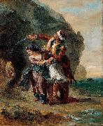 Eugene Delacroix Selim and Zuleika painting